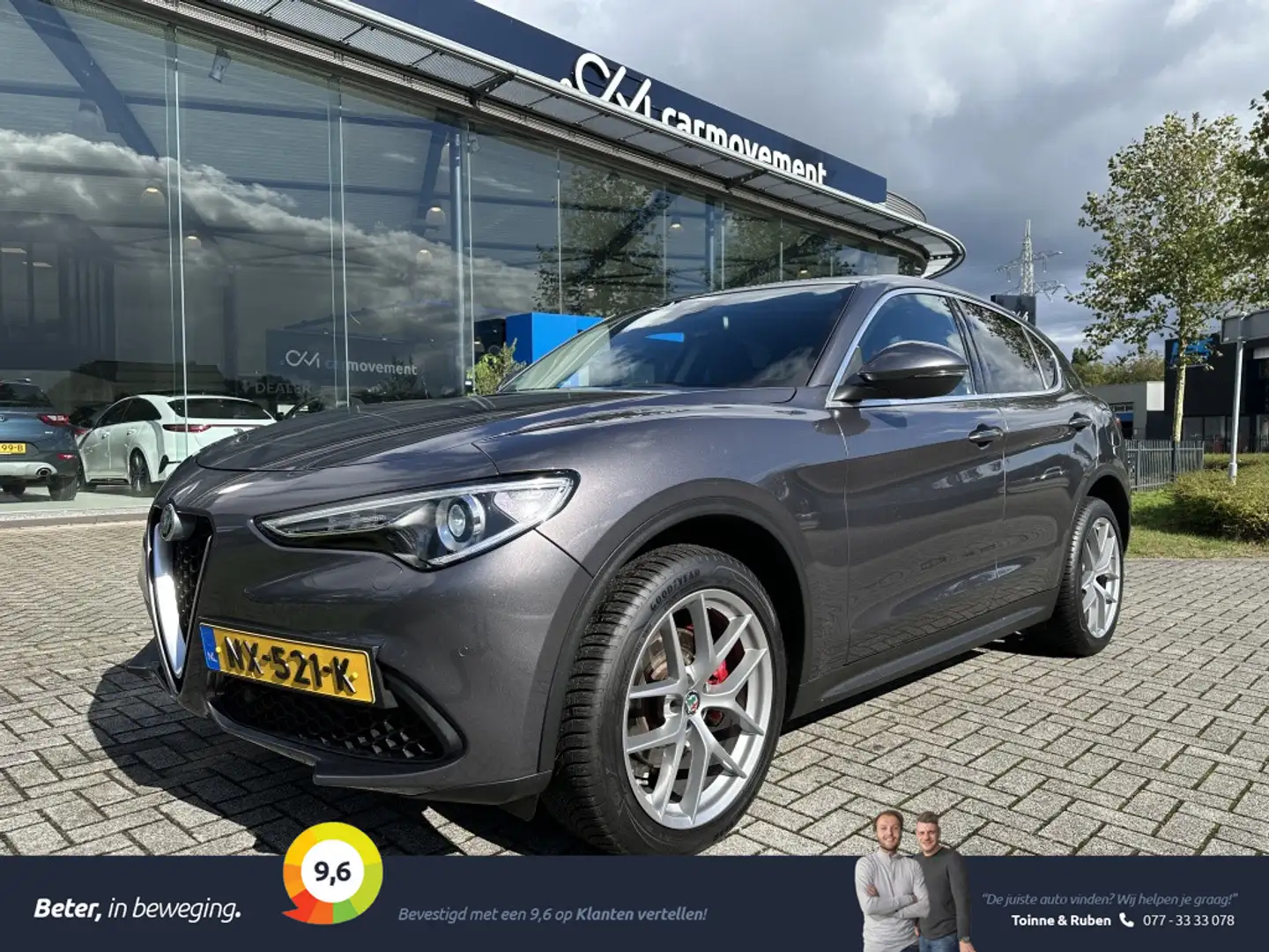 Alfa Romeo Stelvio 2.0T 280PK First Edition | 1ste Eig | Navi | Camer Grijs - 1