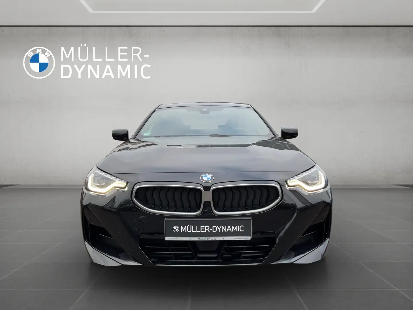 BMW 220 d COUPÉ M SPORT LED HIFI RÜCKFAHR SHZ DAB Schwarz - 2