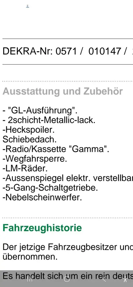 Volkswagen Golf GL, foto 1