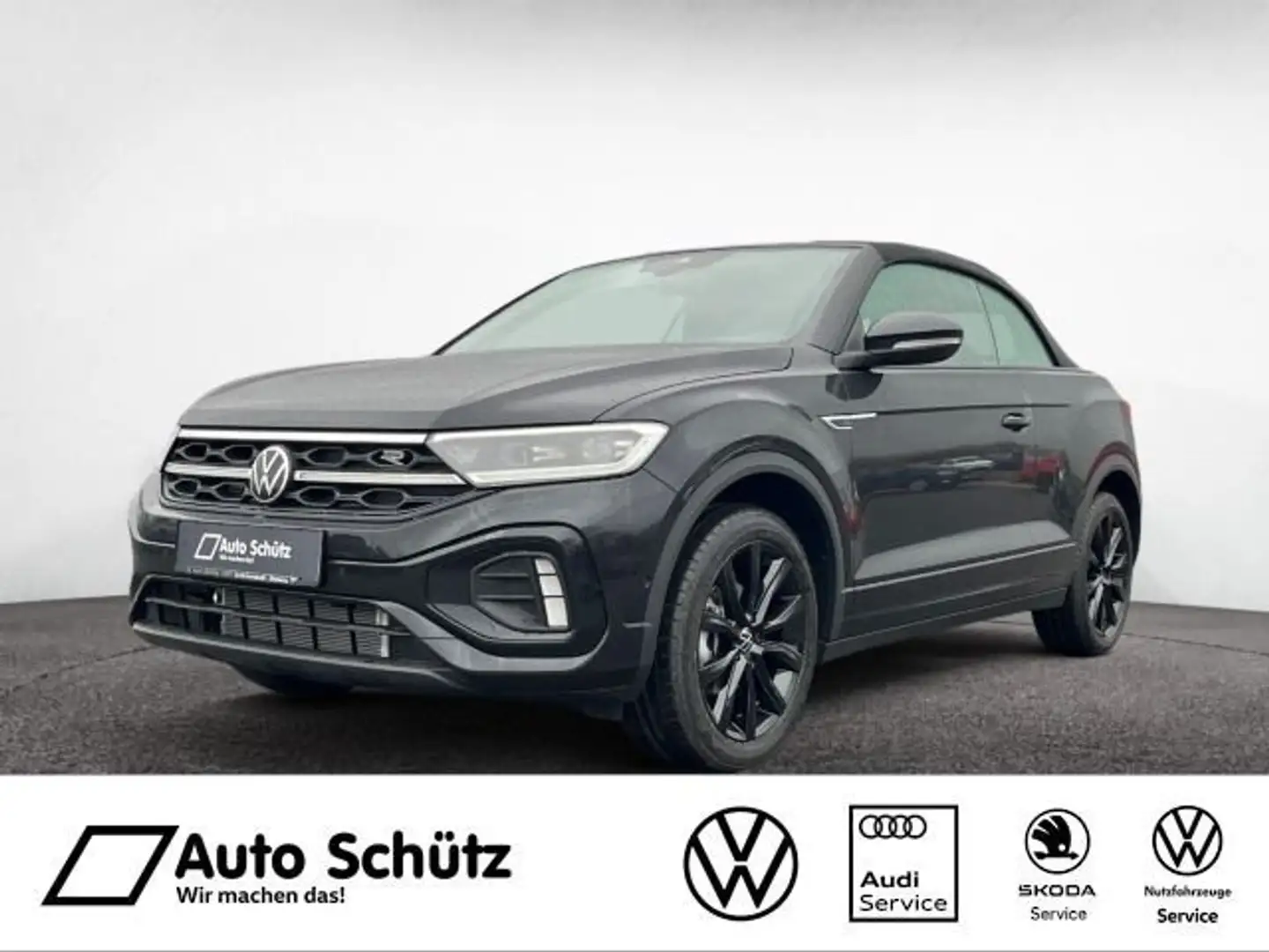 Volkswagen T-Roc Cabriolet*1.5TSI*DSG*R-Line*BLACK-Style*SOFORT*Win Schwarz - 1