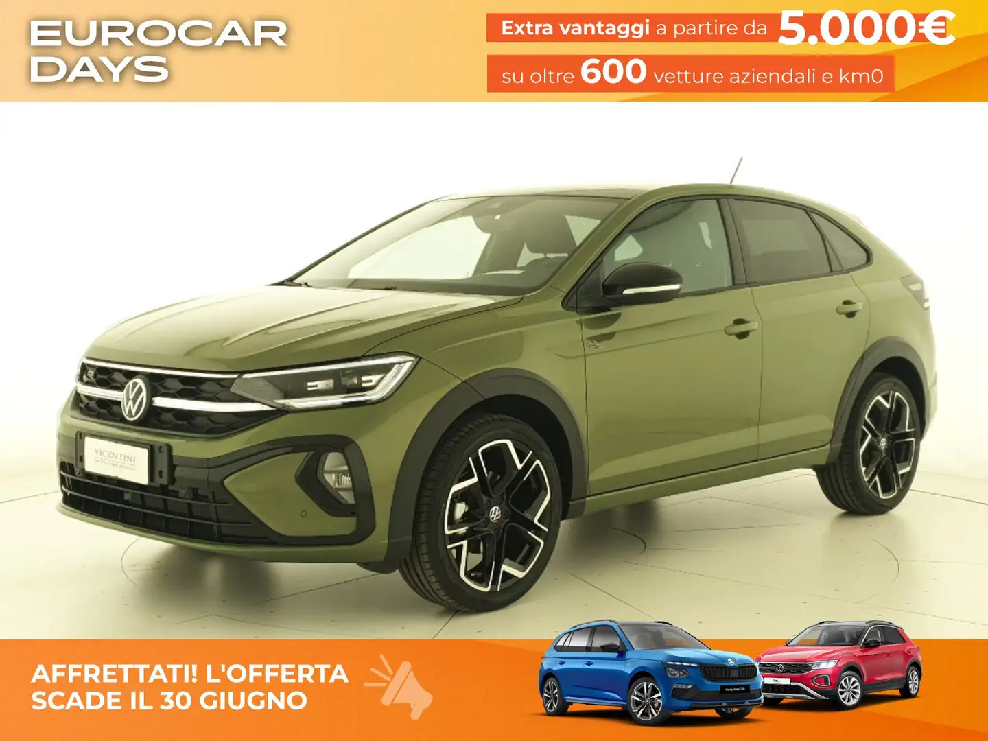 Volkswagen Taigo 1.0 tsi r-line plus 115cv dsg Verde - 1