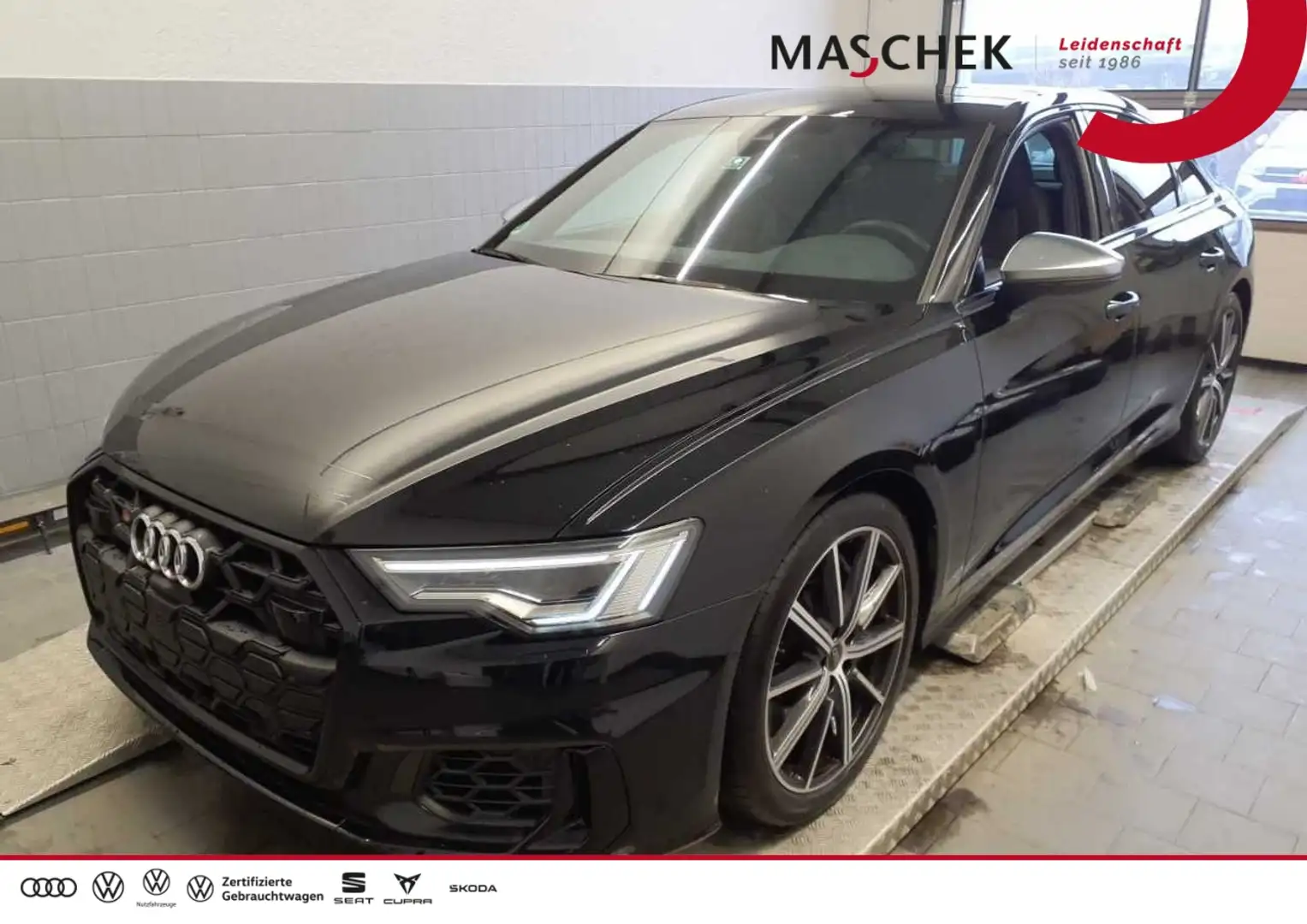 Audi S6 Limousine Black Matrix ACC Sitzh Navi R-Cam Schwarz - 1