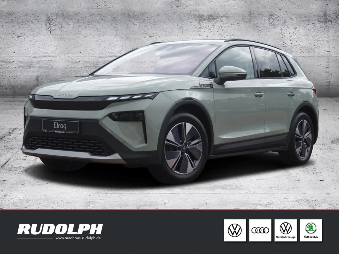 Skoda Elroq 60 Loft Alpha HUD 360 Kamera Keyless AHK Neupreis: Grün - 1