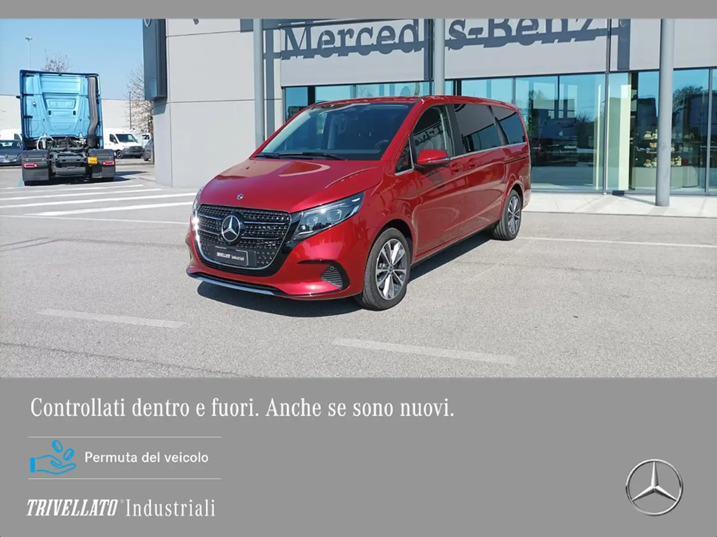 Mercedes-Benz V 250 long 250 d avantgarde 4matic auto Rosso - 1