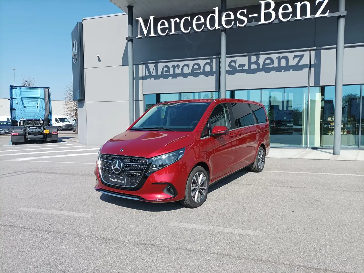 Mercedes-Benz V 250 long 250 d avantgarde 4matic auto Rosso - 2