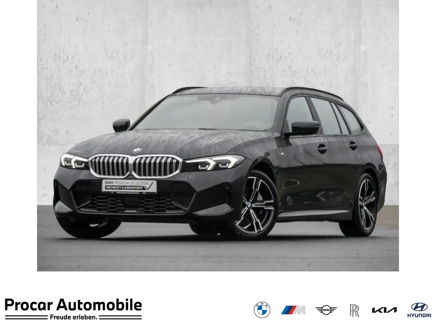 BMW 330 i xDrive M SPORT+ACC+PA+SHZ+HiFi+WIDESCREEN Noir - 1