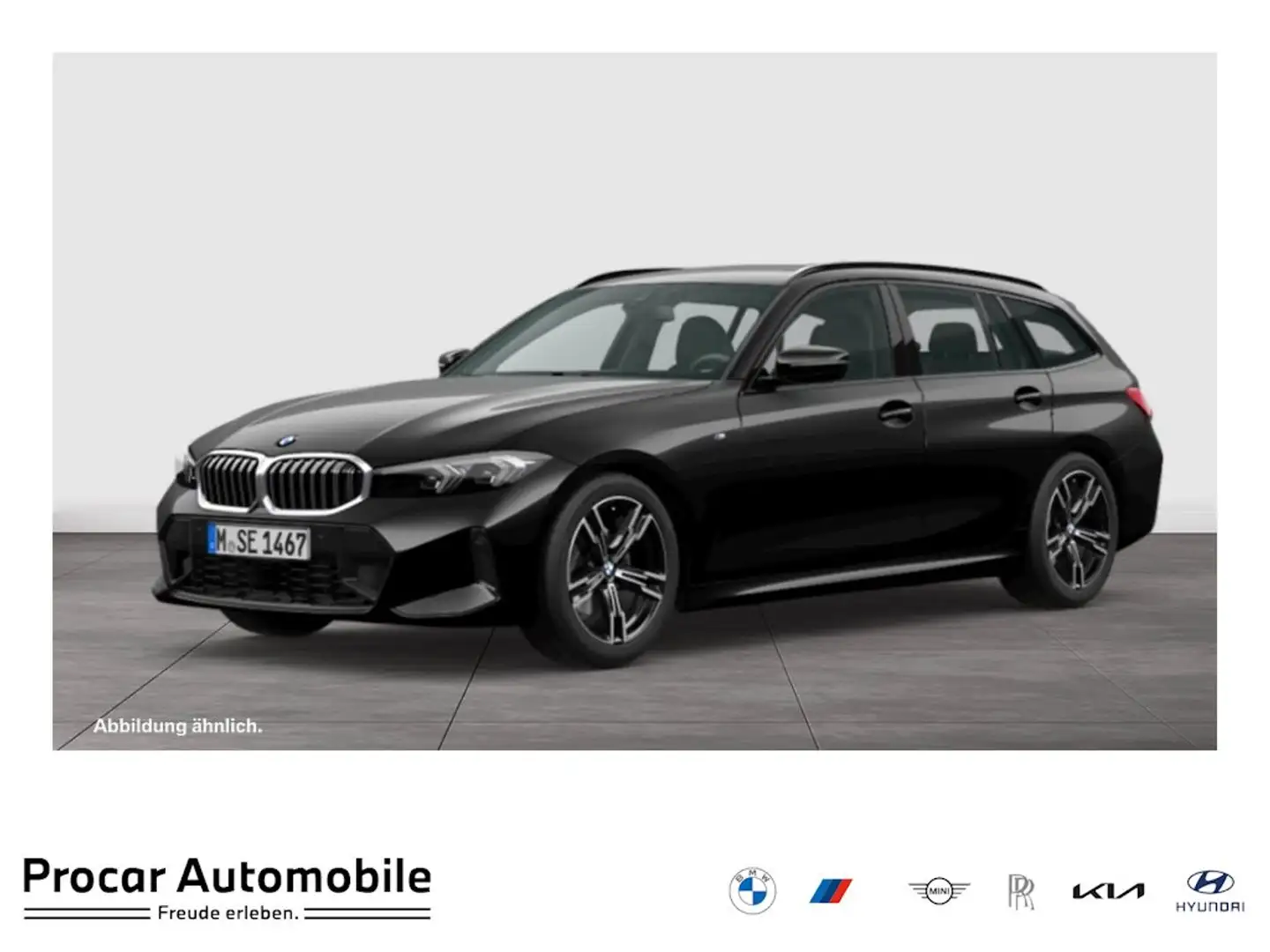BMW 330 i xDrive M SPORT+ACC+PA+SHZ+HiFi+WIDESCREEN Noir - 1