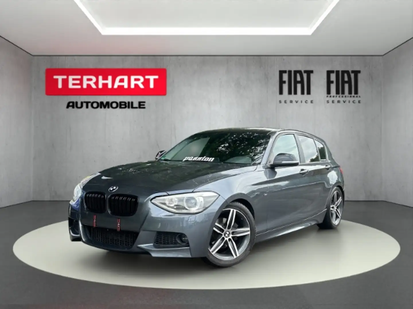 BMW 116 i SportLine Aut./**Gewerbe!**/H&K/Leder/Xenon Gris - 1
