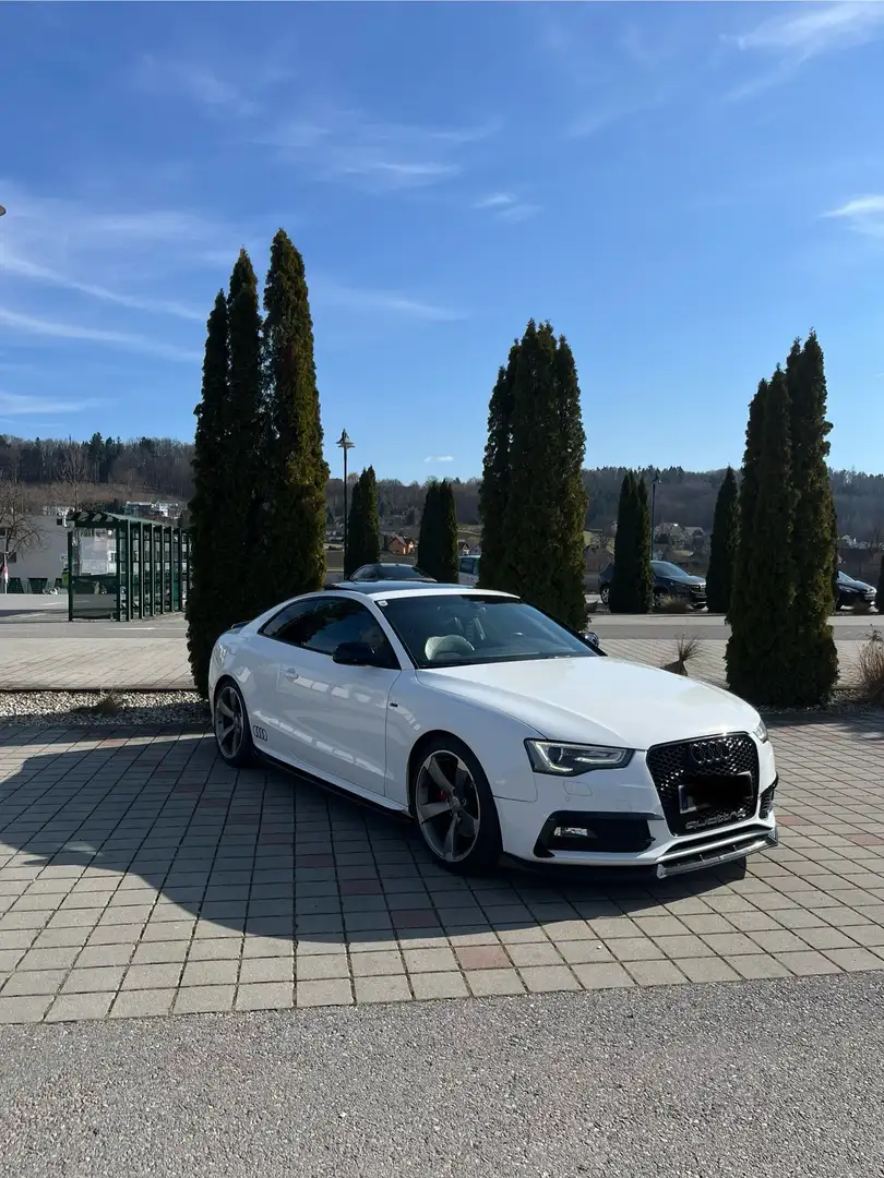 Audi A5 Coupé 2,0 TFSI quattro S-tronic Weiß - 1