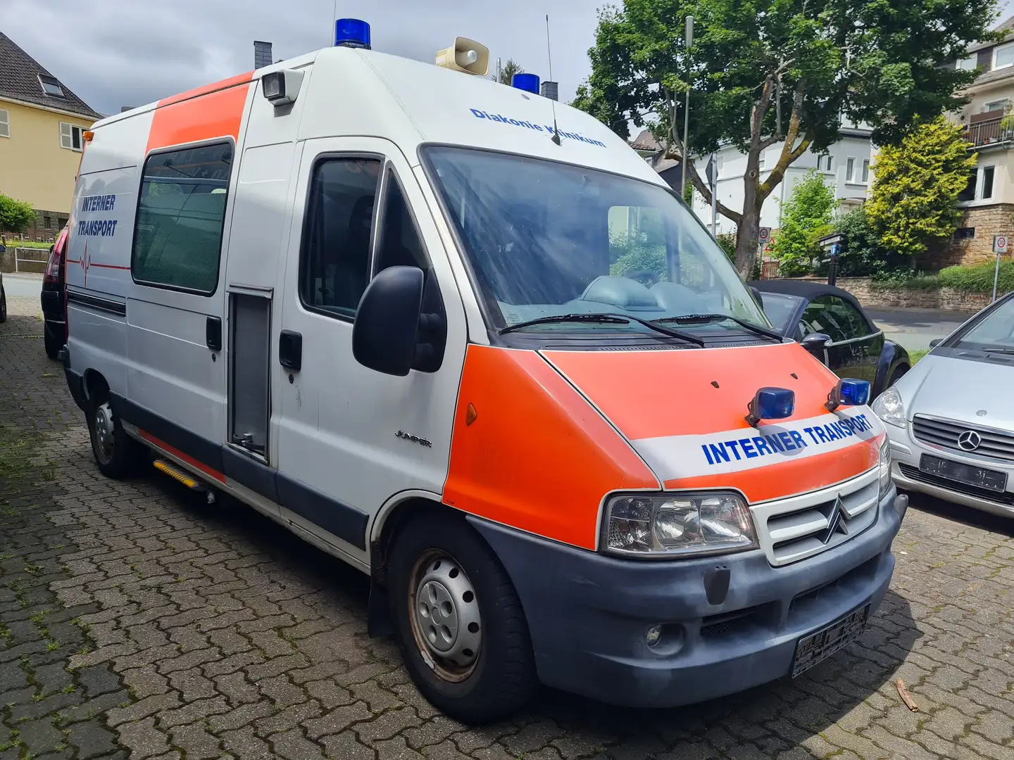 Citroen Jamper Krankenwagen /Wohnwagen Blanc - 2