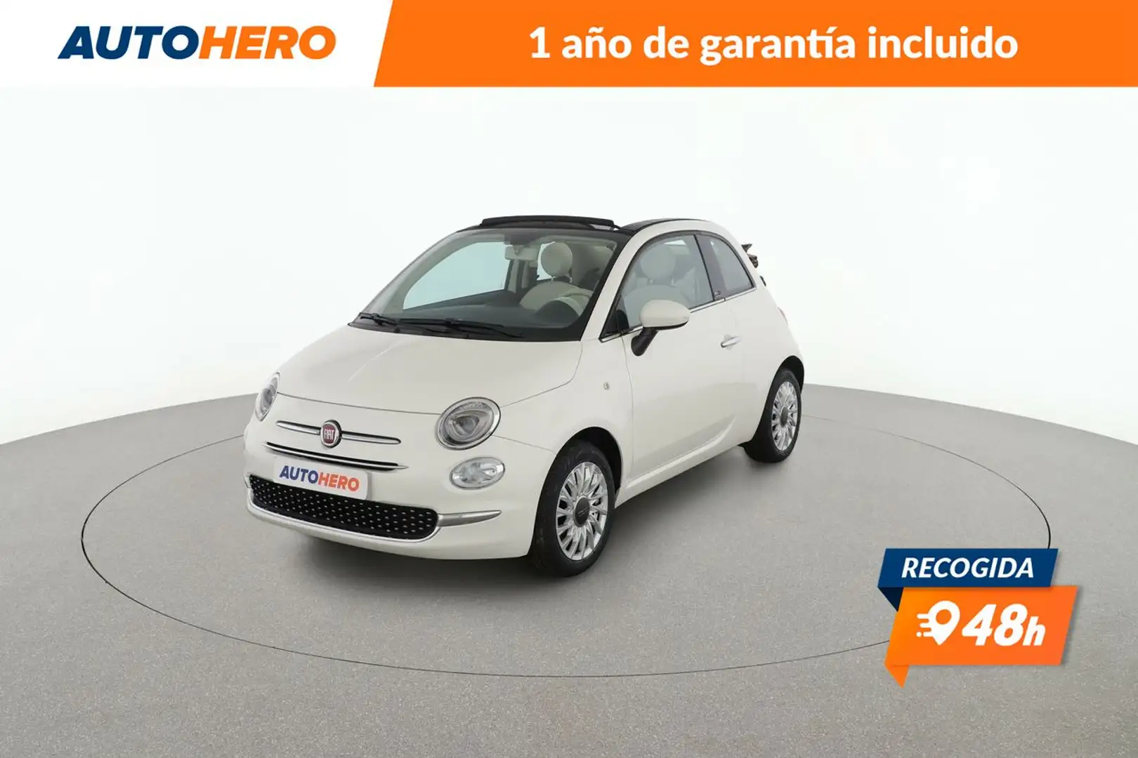 Fiat 500C 1.2 Lounge Blanco - 1