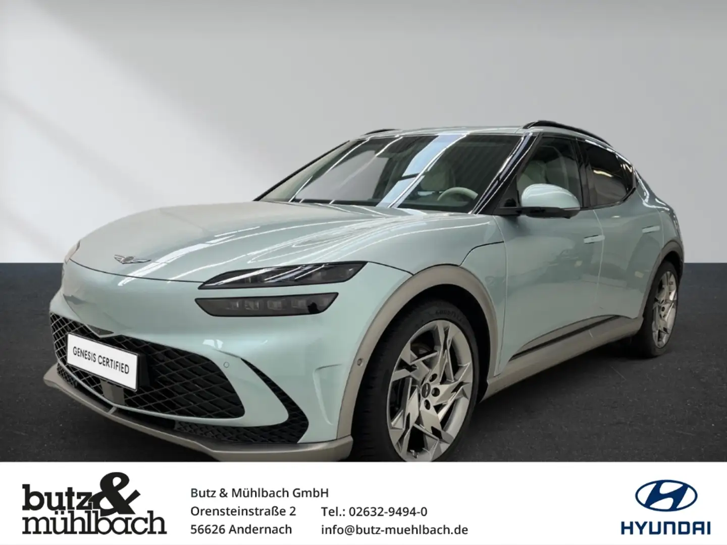 Genesis GV60 Sport Plus Elektro 4WD AD Panorama Leder Memory Si Blau - 1