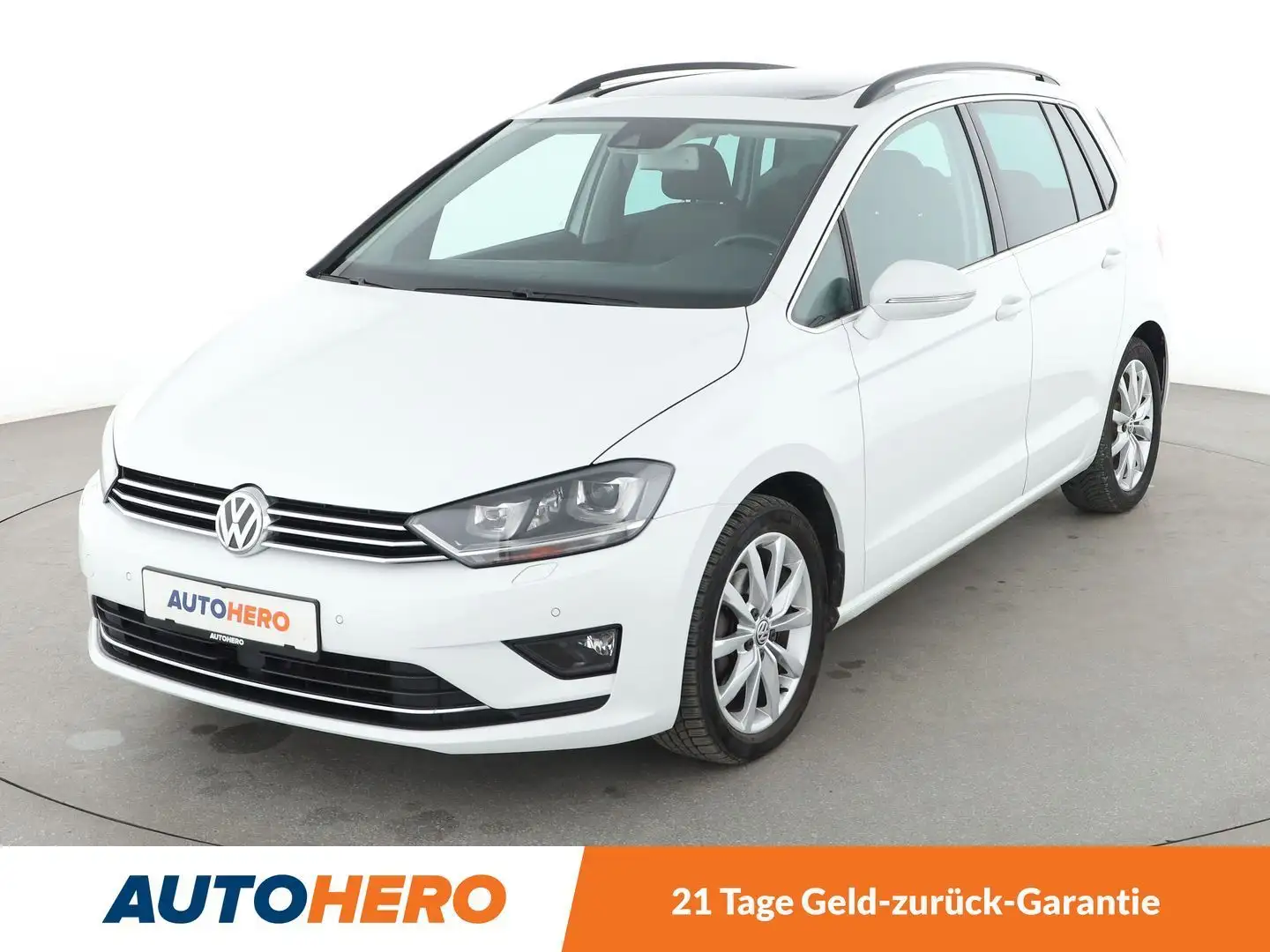 Volkswagen Golf Sportsvan 1.4 TSI Highline BMT Aut.*XENON*ACC*SPUR*PDC*SHZ* Blanc - 1
