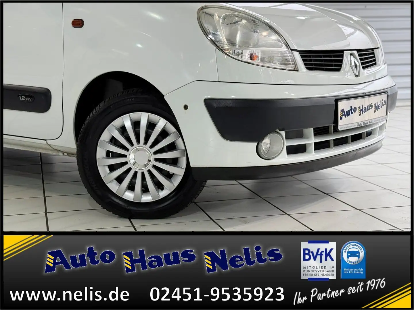 Renault Kangoo 1,2 Privilege Klima 4Season 1.Hand Weiß - 2