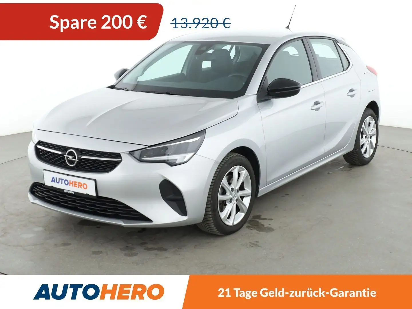 Opel Corsa 1.2 Turbo Elegance*NAVI*TEMPO*CAM*PDC*SHZ* Argento - 1