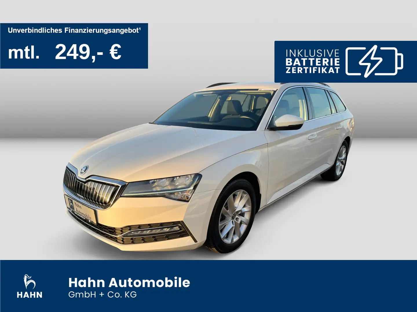 Skoda Superb Combi 1.4TSI DSG iV Ambition LED Navi DCC Wit - 1