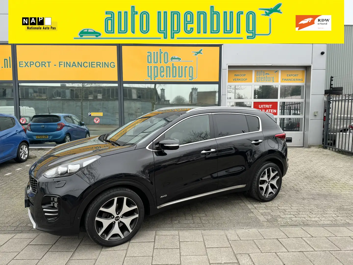 Kia Sportage 1.6 T-GDI 4WD GT-Line PlusLine Automaat Met 116.87 Zwart - 1