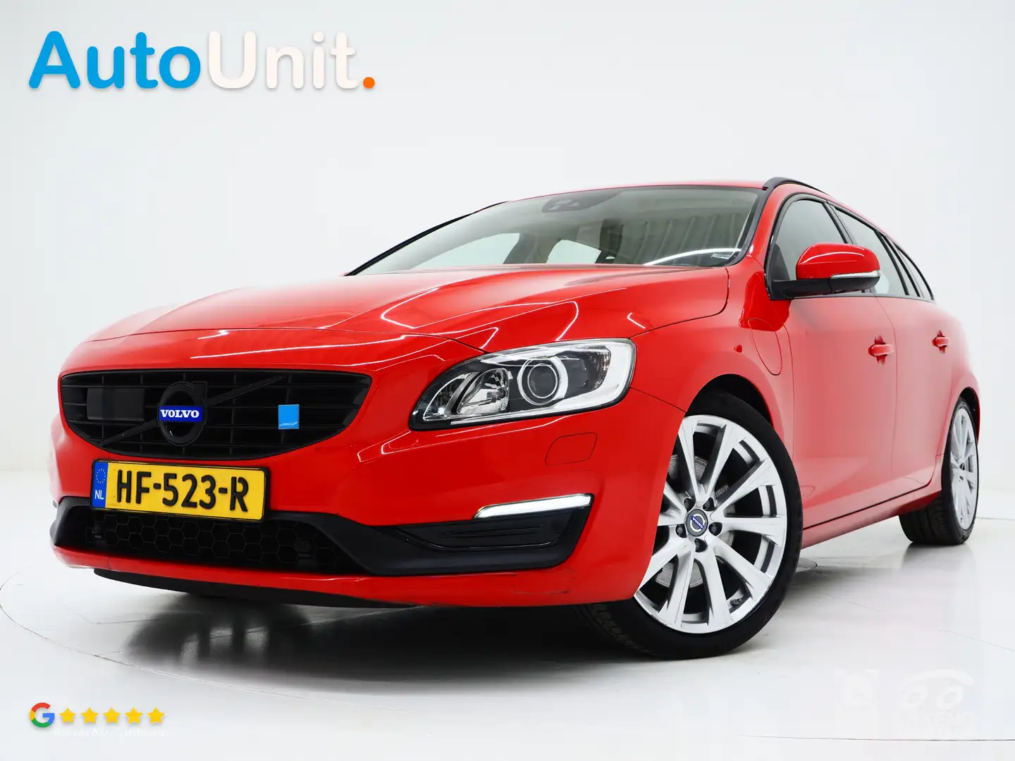Volvo V60 2.4 D6 Twin Engine Polestar | Schuifdak | Leder | Rouge - 1
