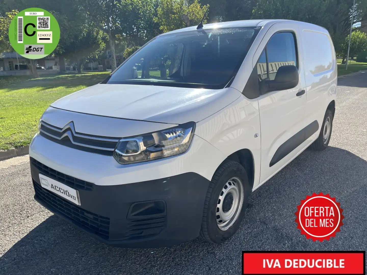 Citroen Berlingo Van BlueHDi S&S Talla M Club 100 Blanco - 2