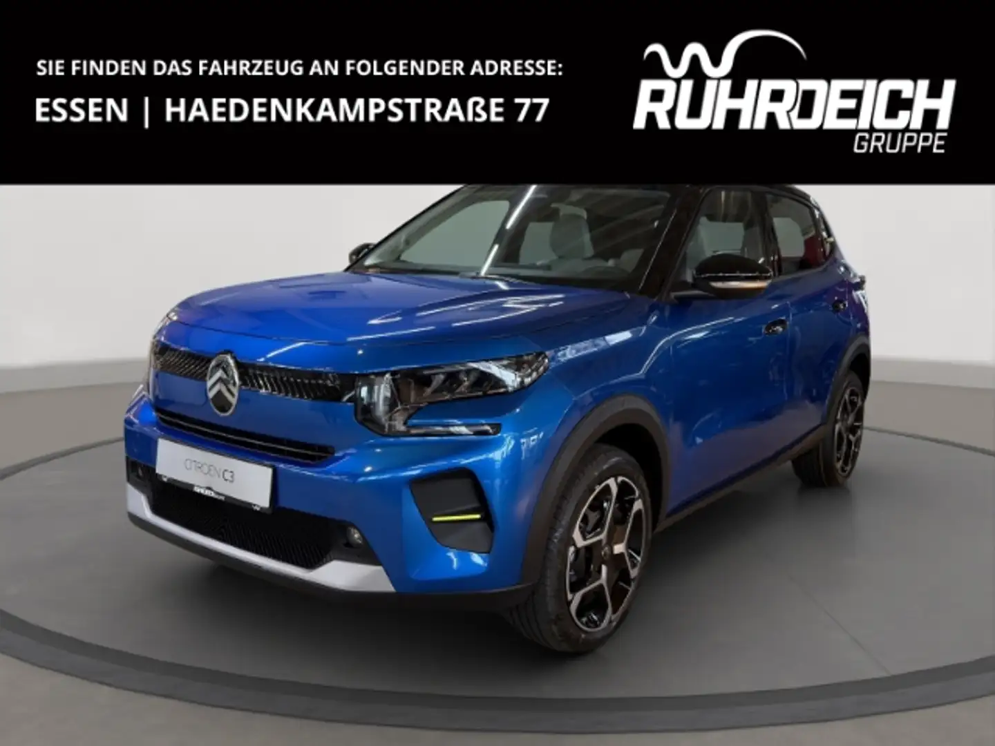 Citroen C3 PLUS Mild-Hybrid 110 Winterpaket HUD LED Apple Car Blau - 1