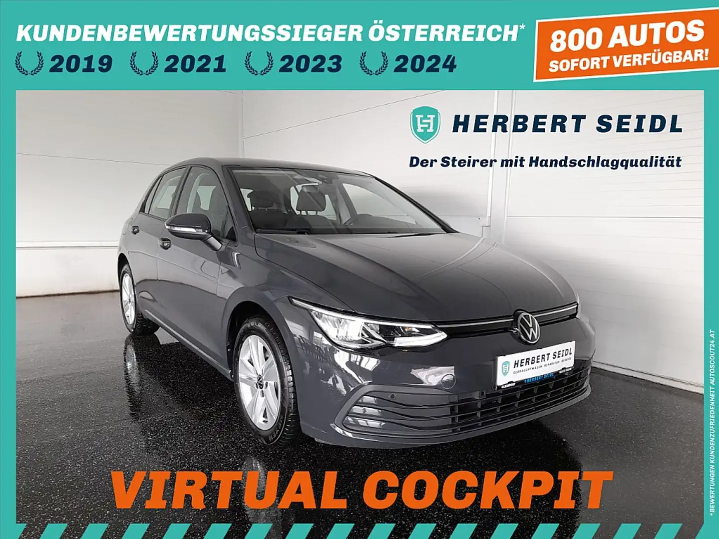 Volkswagen Golf VIII LIFE 2,0 TDI *VIRTUELL PRO / LED / NAVI / ... Grau - 1