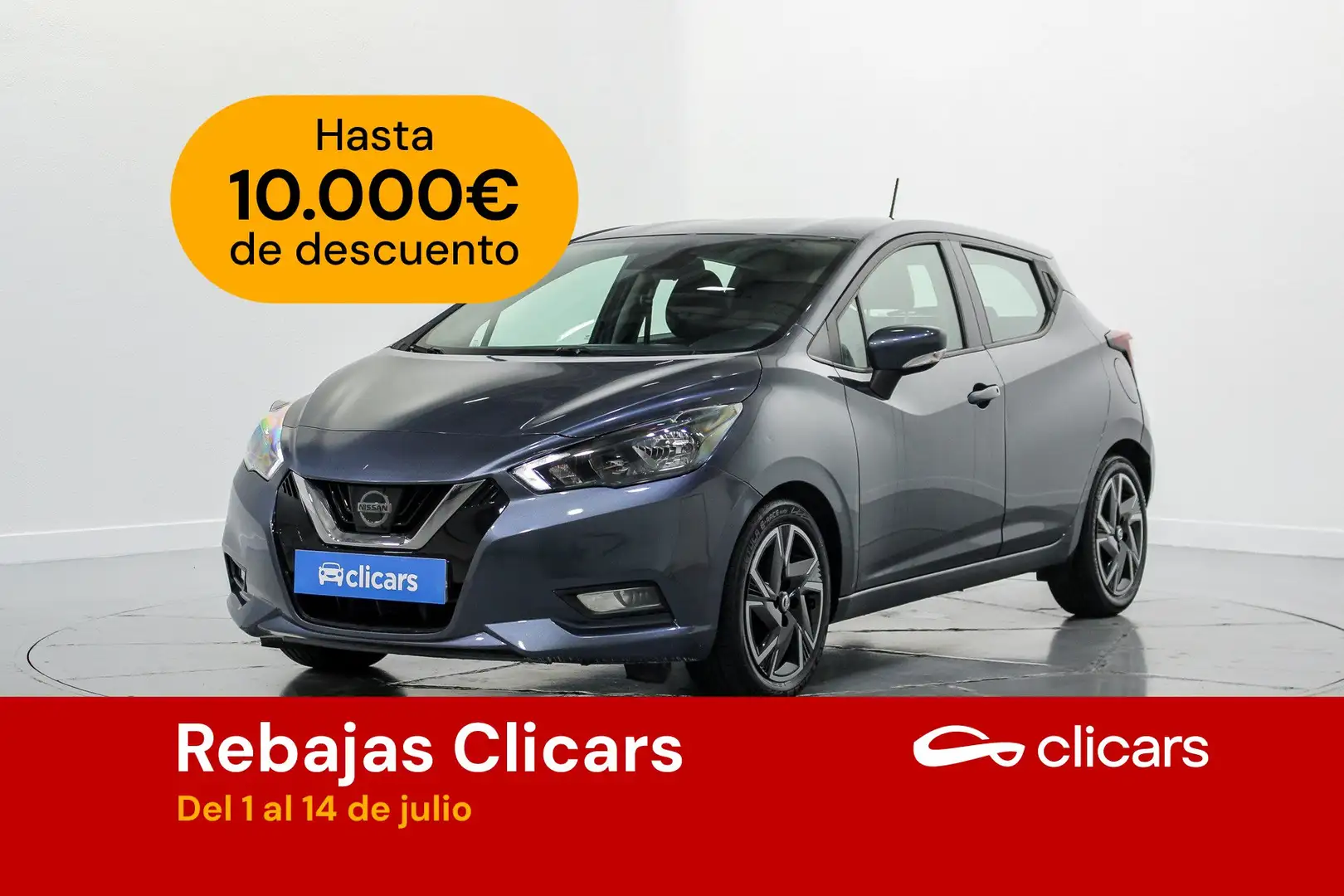 Nissan Micra IG-T Acenta 92 Gris - 1