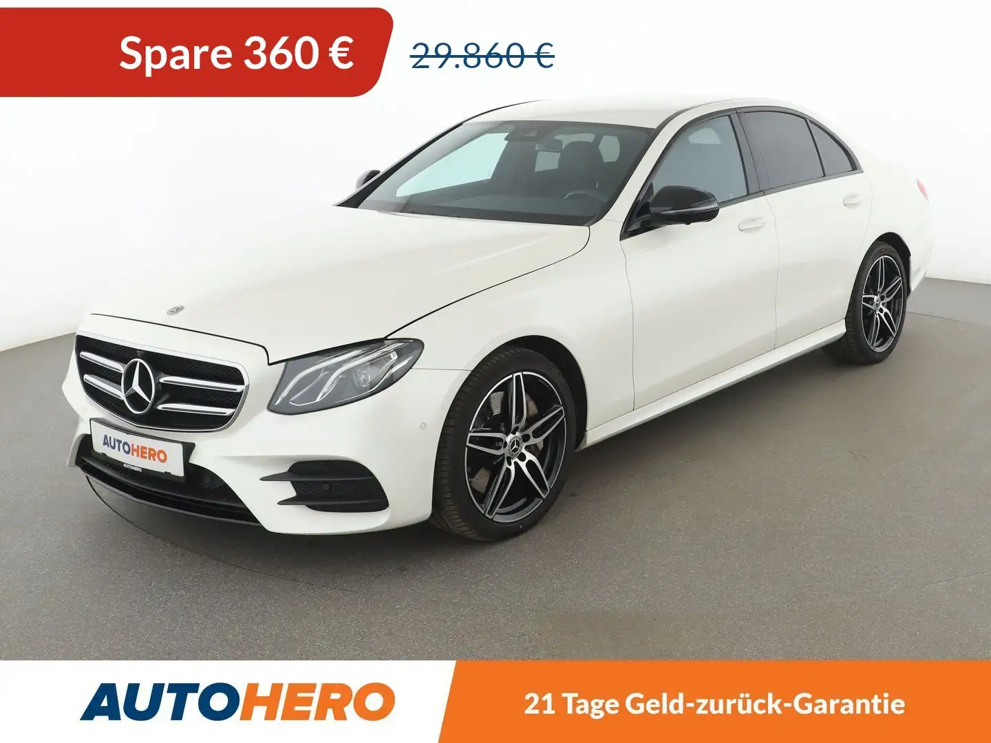 Mercedes-Benz E 350 E 350 AMG Line Aut.*NAVI*LED*TEMPO*CAM*PDC*SHZ* Weiß - 1