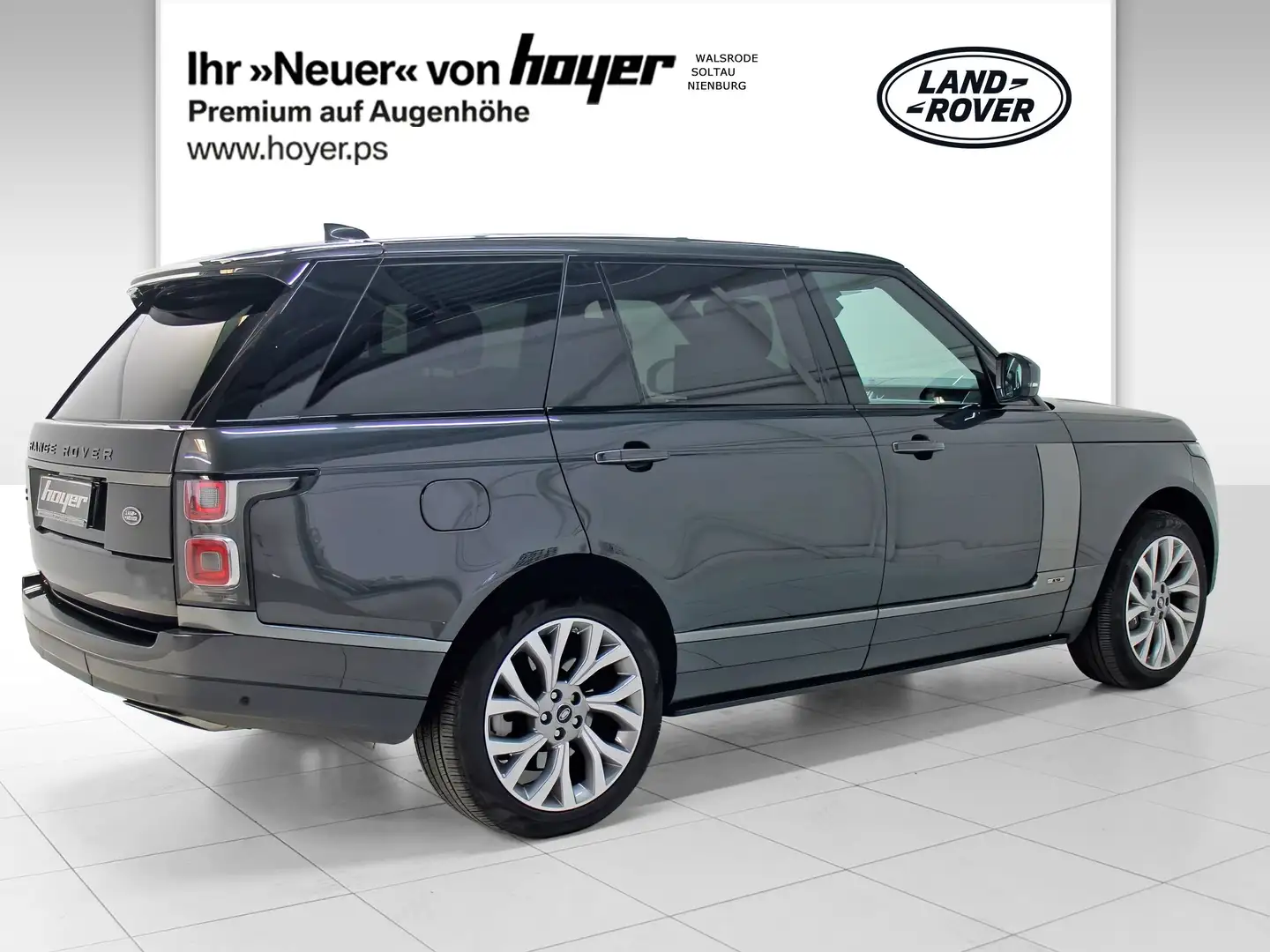 Land Rover Range Rover 3.0 D350 Autobiography (LWB) AHK Pano Trittbretter Grau - 2