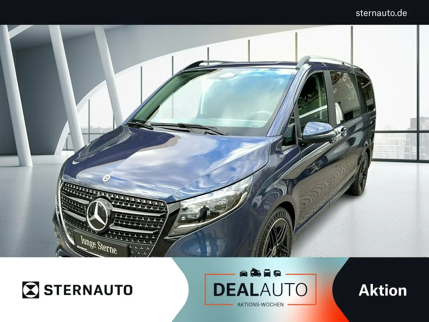Mercedes-Benz V 250 V 250 d Style Lang AMG Line/Distronic/Multibeam Blau - 1