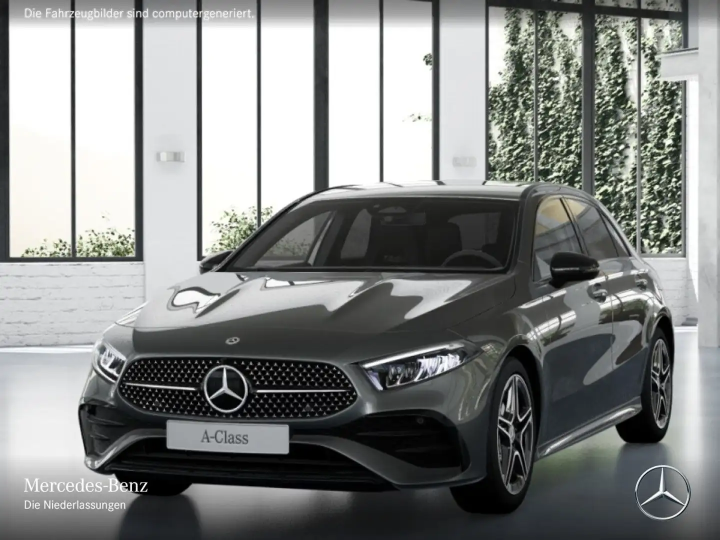 Mercedes-Benz A 200 AMG+NIGHT+LED+KAMERA+TOTW+KEYLESS+7G Grigio - 2