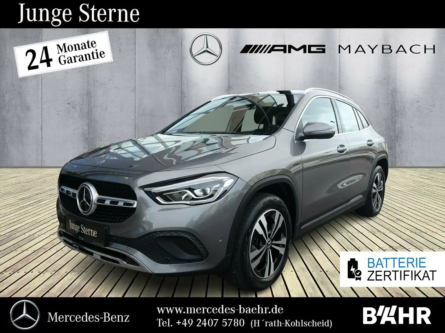 Mercedes-Benz GLA 250 GLA 250 e Progressive/Navi/AHK/Pano/Distronic LED Grau - 1