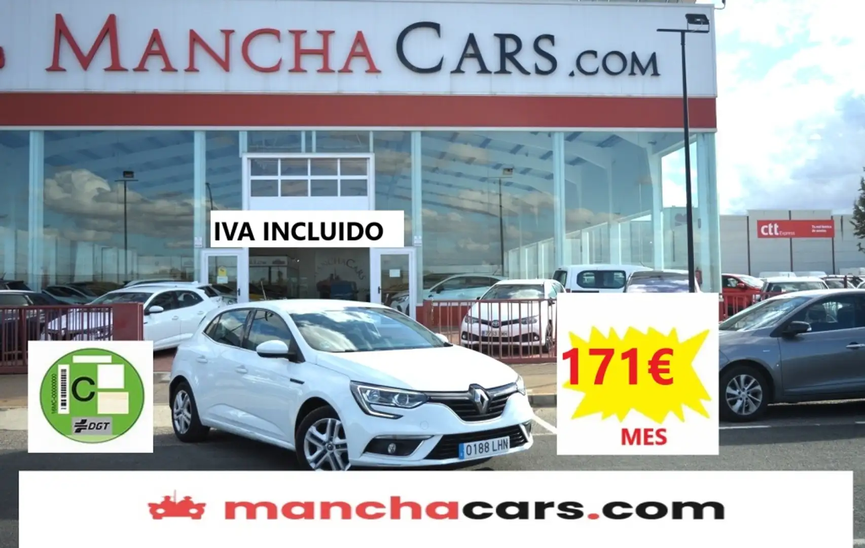 Renault Megane 1.5dCi Blue Business 70kW Blanc - 2