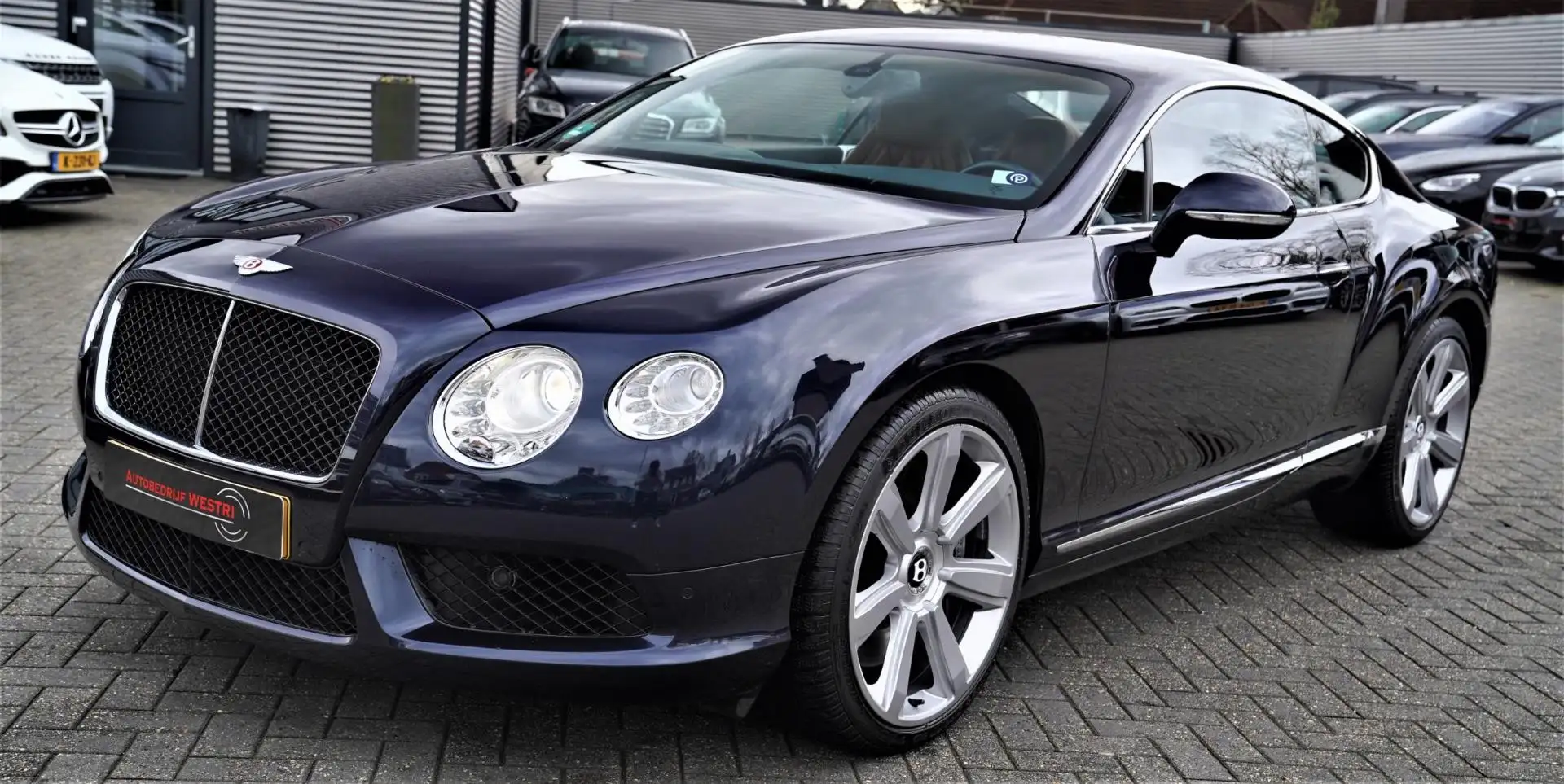 Bentley Continental GT 4.0 V8 Coupé | Origineel Nederlands | Luxe leder m Синій - 2