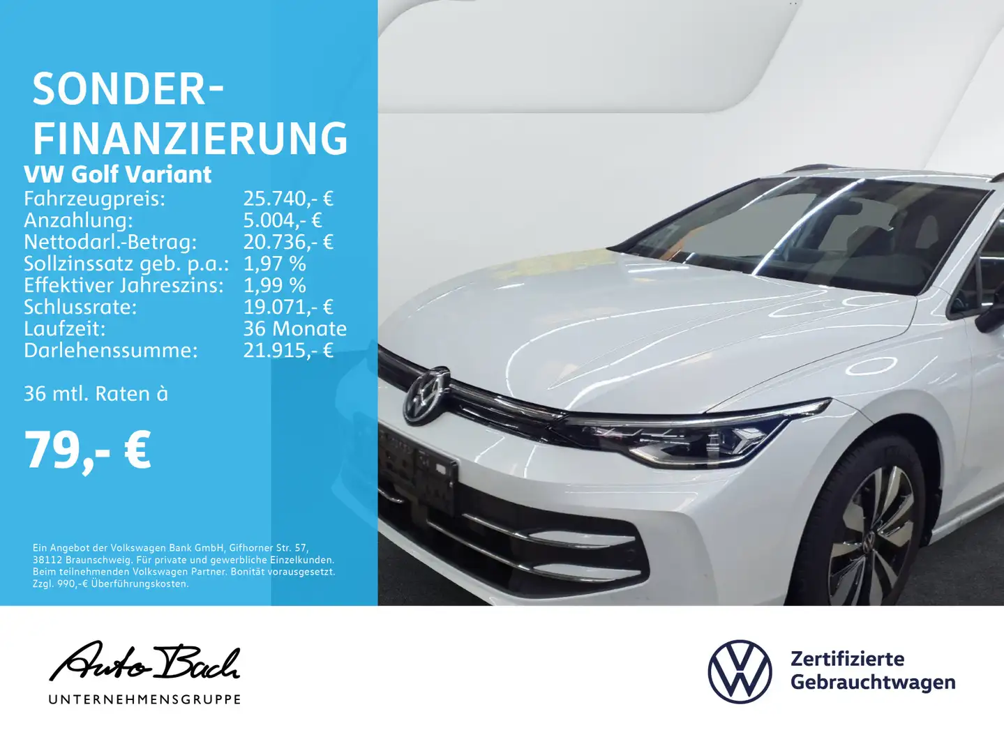 Volkswagen Golf Variant Golf VIII Variant 1.5 TSI GOAL, Navi, LED, AHK, Wit - 1
