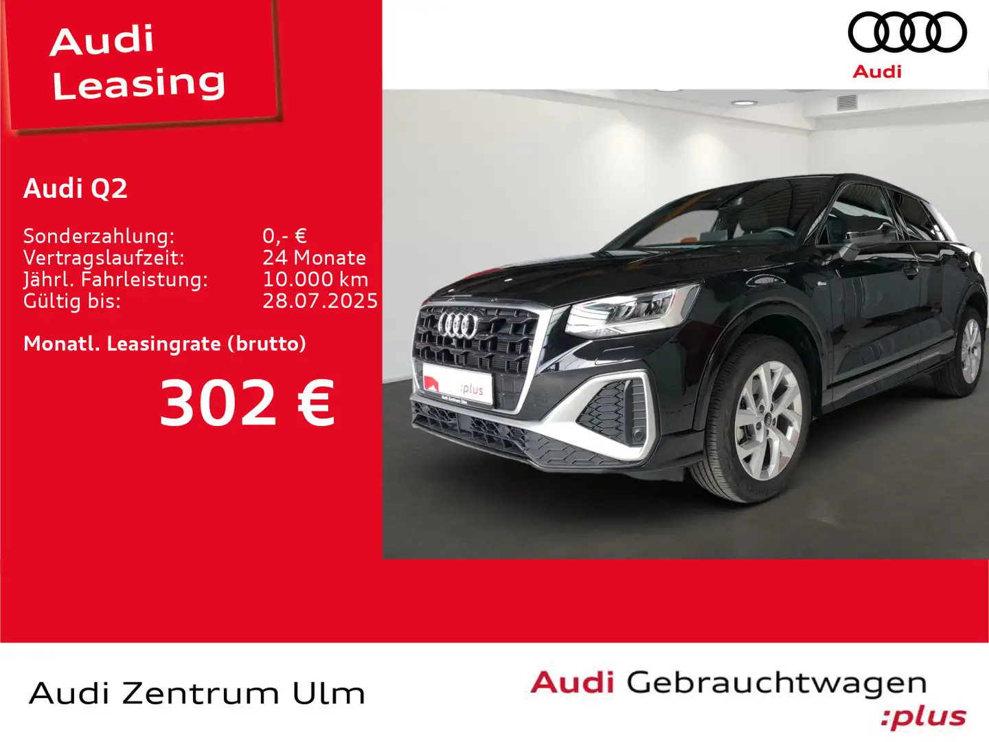 Audi Q2 S-Line 35 TDI S tronic AHK NAV+ E-KLAPPE SHZ Silber - 1