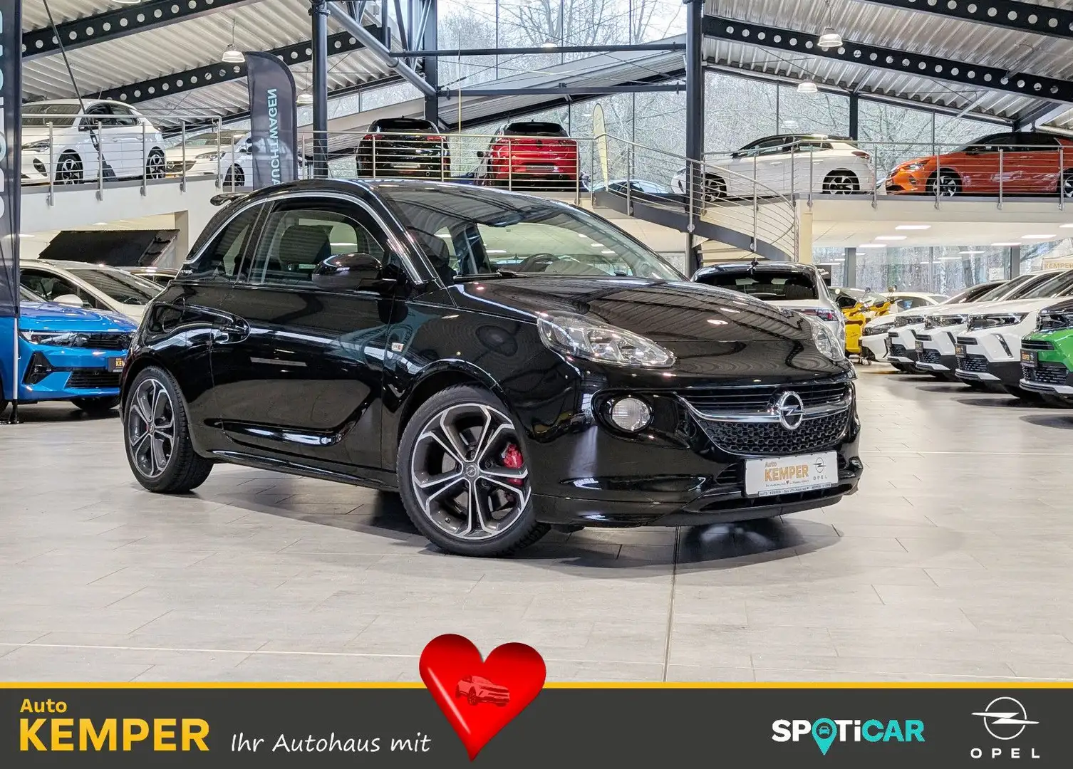 Opel Adam S 1.4 Turbo *SHZ*Tempomat*IntelliLink* Schwarz - 1