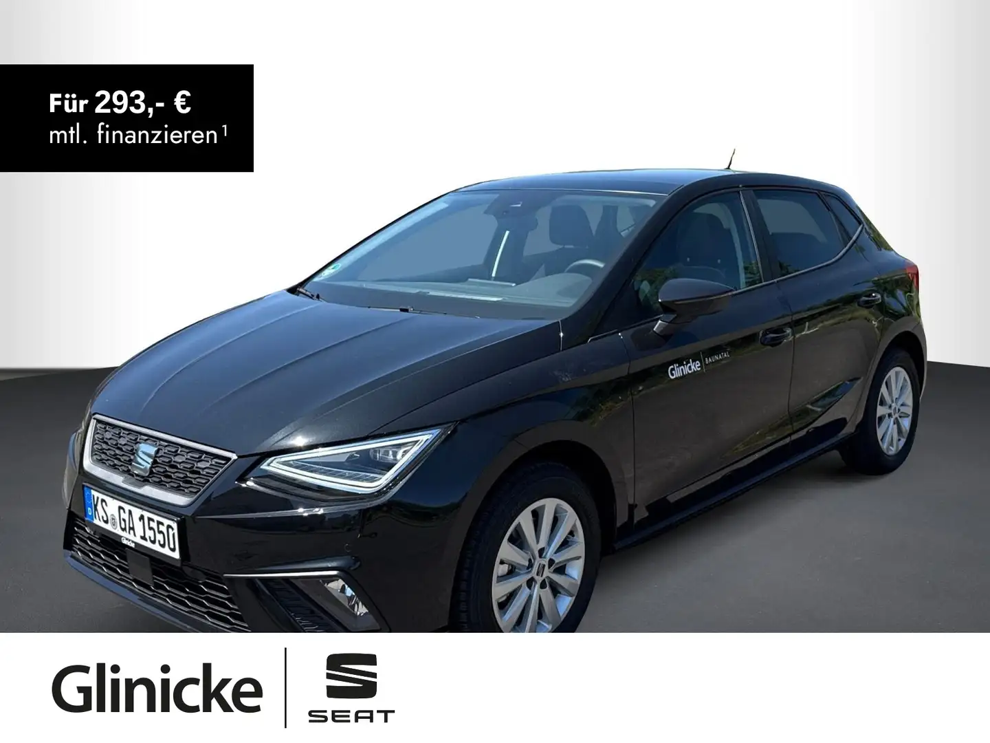 SEAT Ibiza 1.0 TSI Style Edition DSG, PANO, NAVI Schwarz - 1