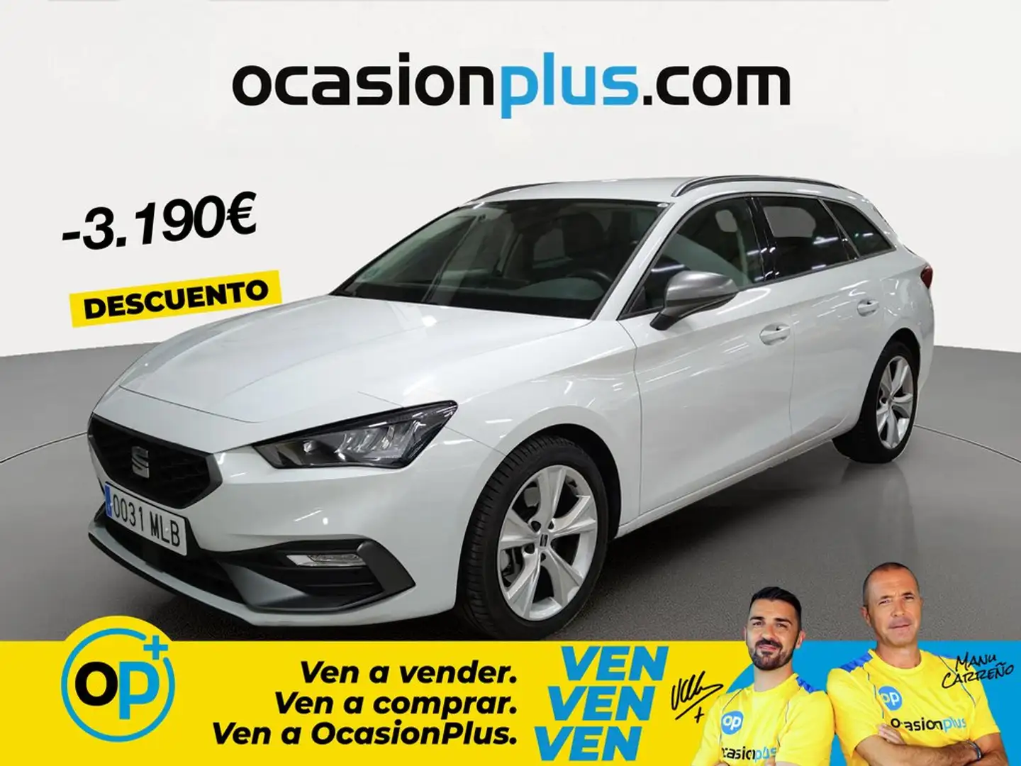 SEAT Leon ST 2.0TDI CR S&S FR XS 150 Blanco - 1