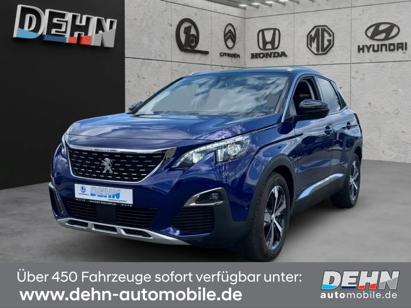 Peugeot 3008 PT 130 Allure AT Full LED Navi Sitzp.elektr. Heckk Blau - 2