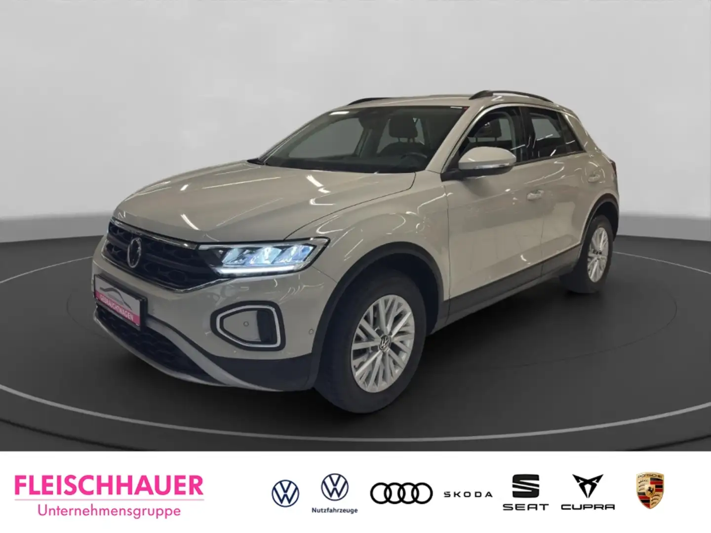 Volkswagen T-Roc Life 2.0 TDI DSG+Navi+LED+AHK+VC+ACC+App-connect Grau - 1