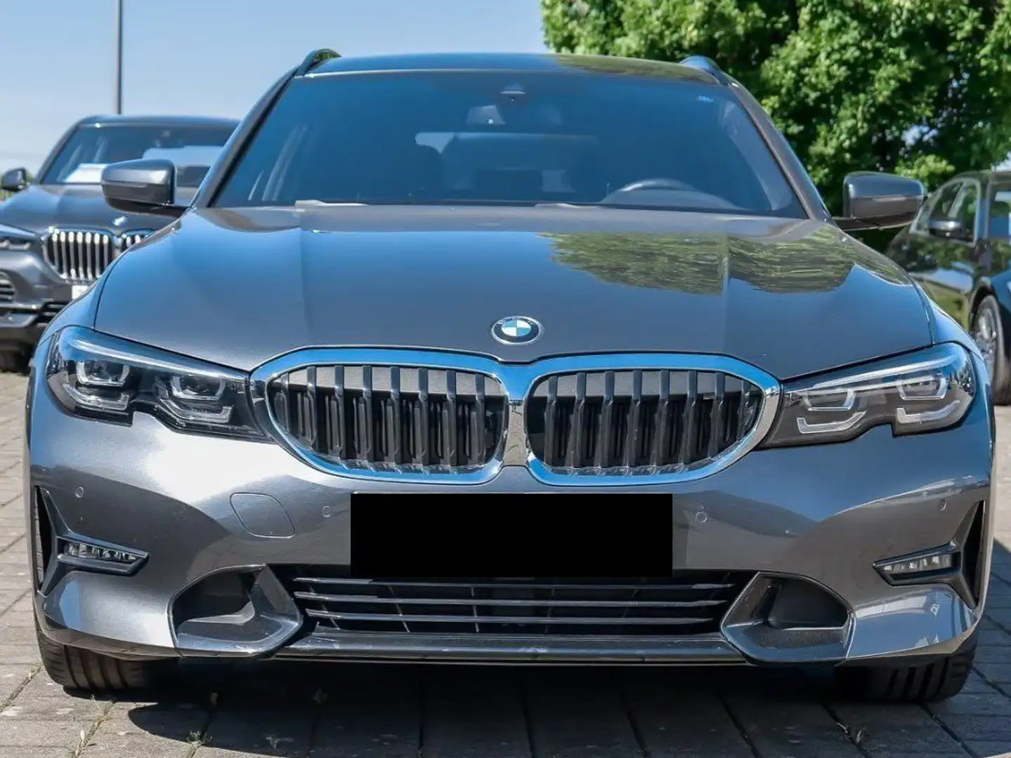 BMW 318 318d Touring Sport auto Grigio - 2
