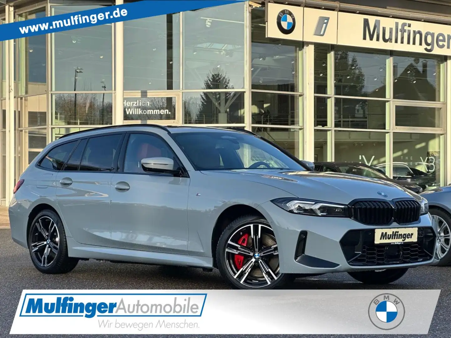 BMW 330 e T.xDr.M Sport Pro HUD ACC Lenkradh.AHK PA+ Gris - 1