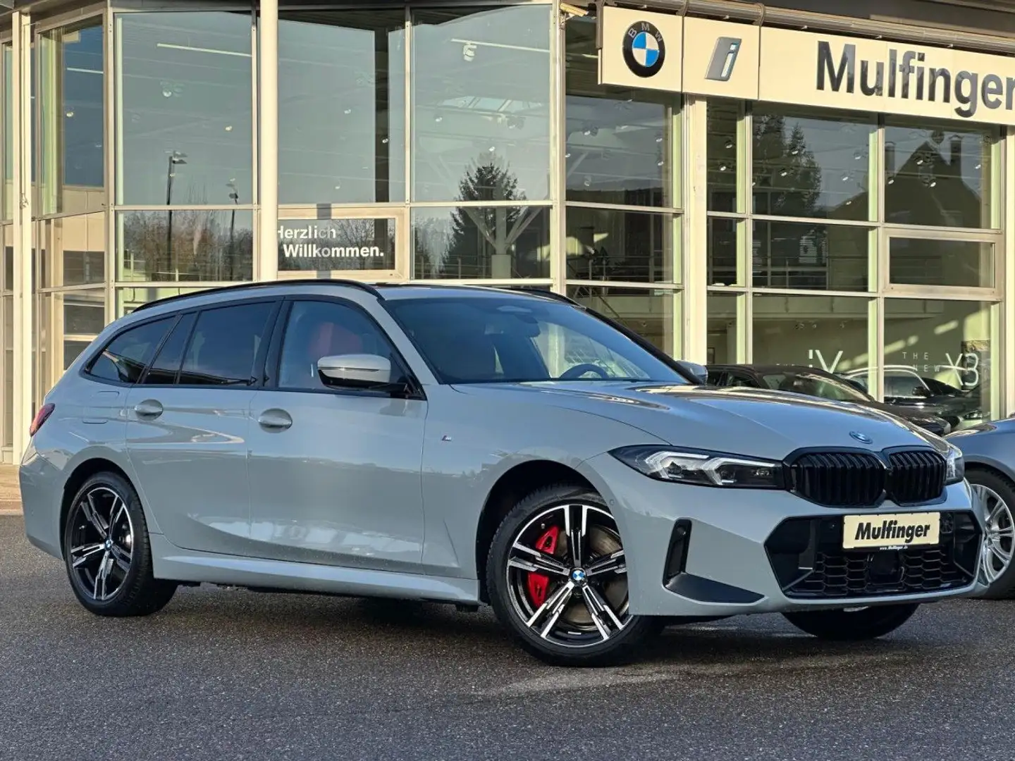 BMW 330 e T.xDr.M Sport Pro HUD ACC Lenkradh.AHK PA+ Gris - 2