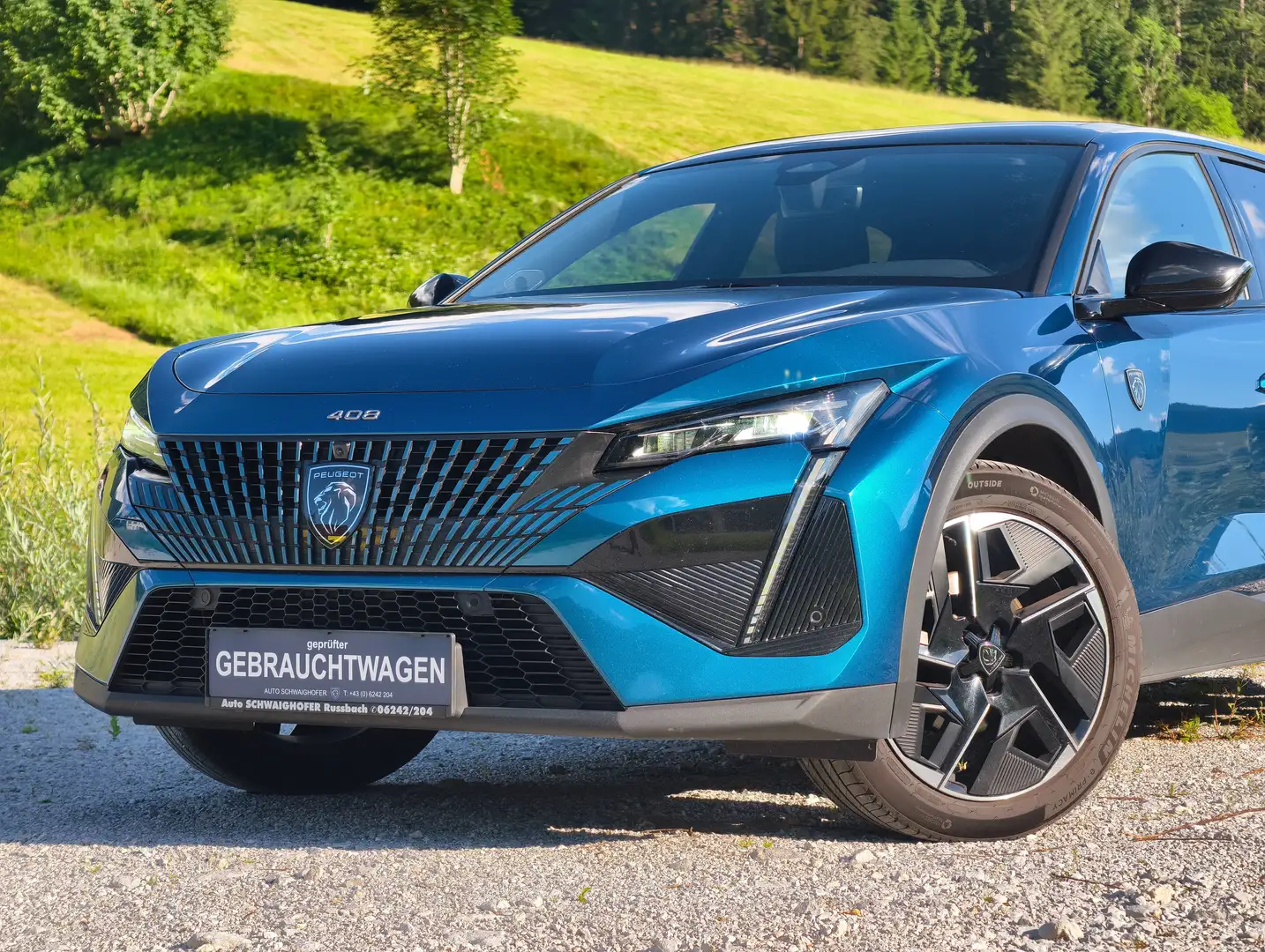 Peugeot 408 PureTech 130 GT Blau - 2