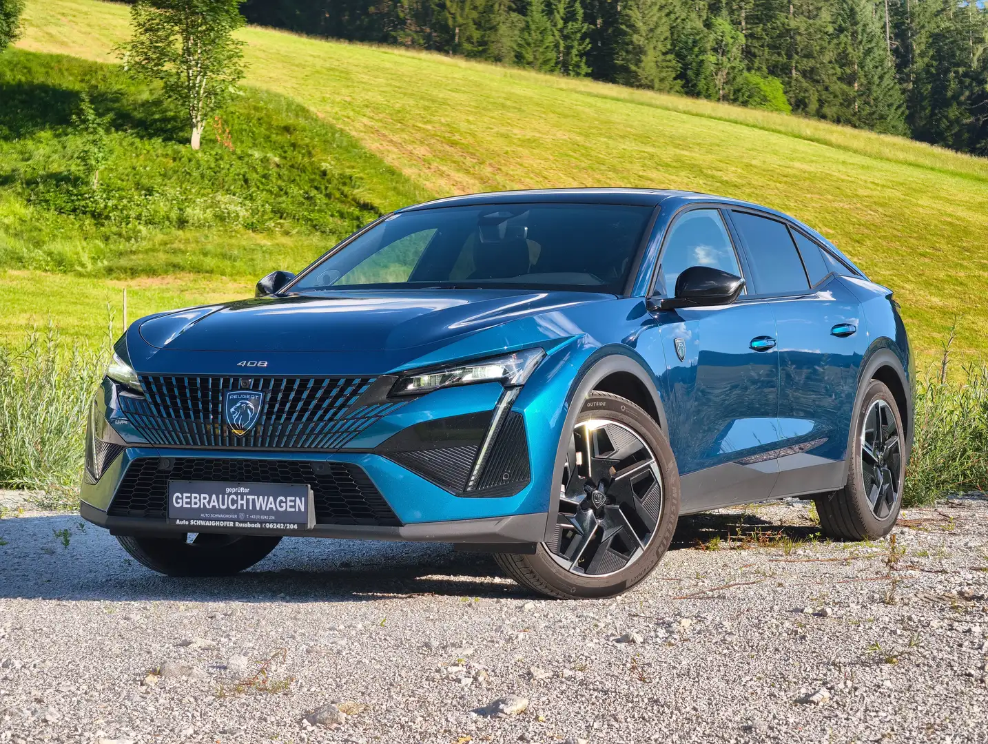 Peugeot 408 PureTech 130 GT Blau - 1