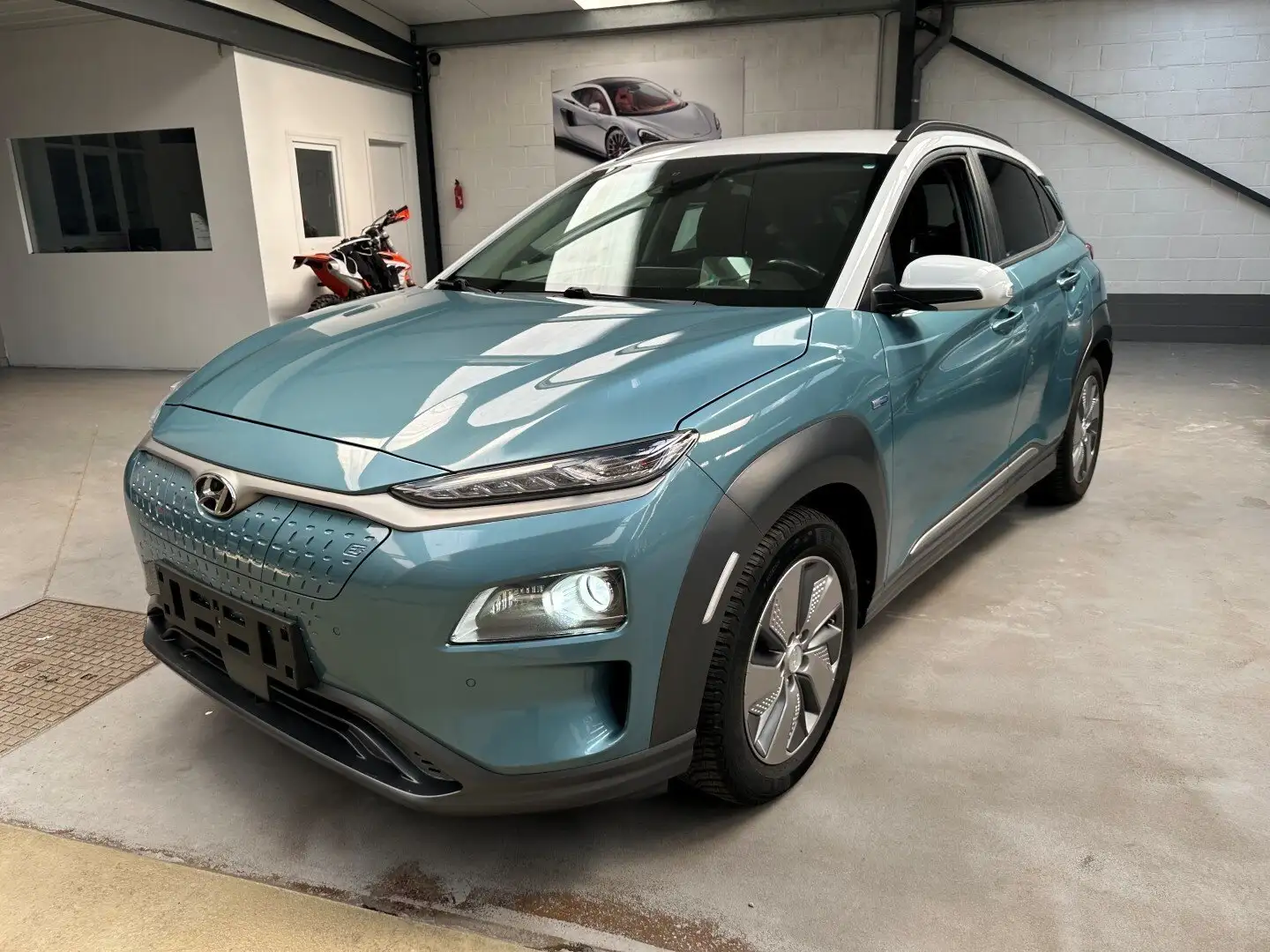 Hyundai KONA e-Kona 64 kWh Sky Sensation Bleu - 2