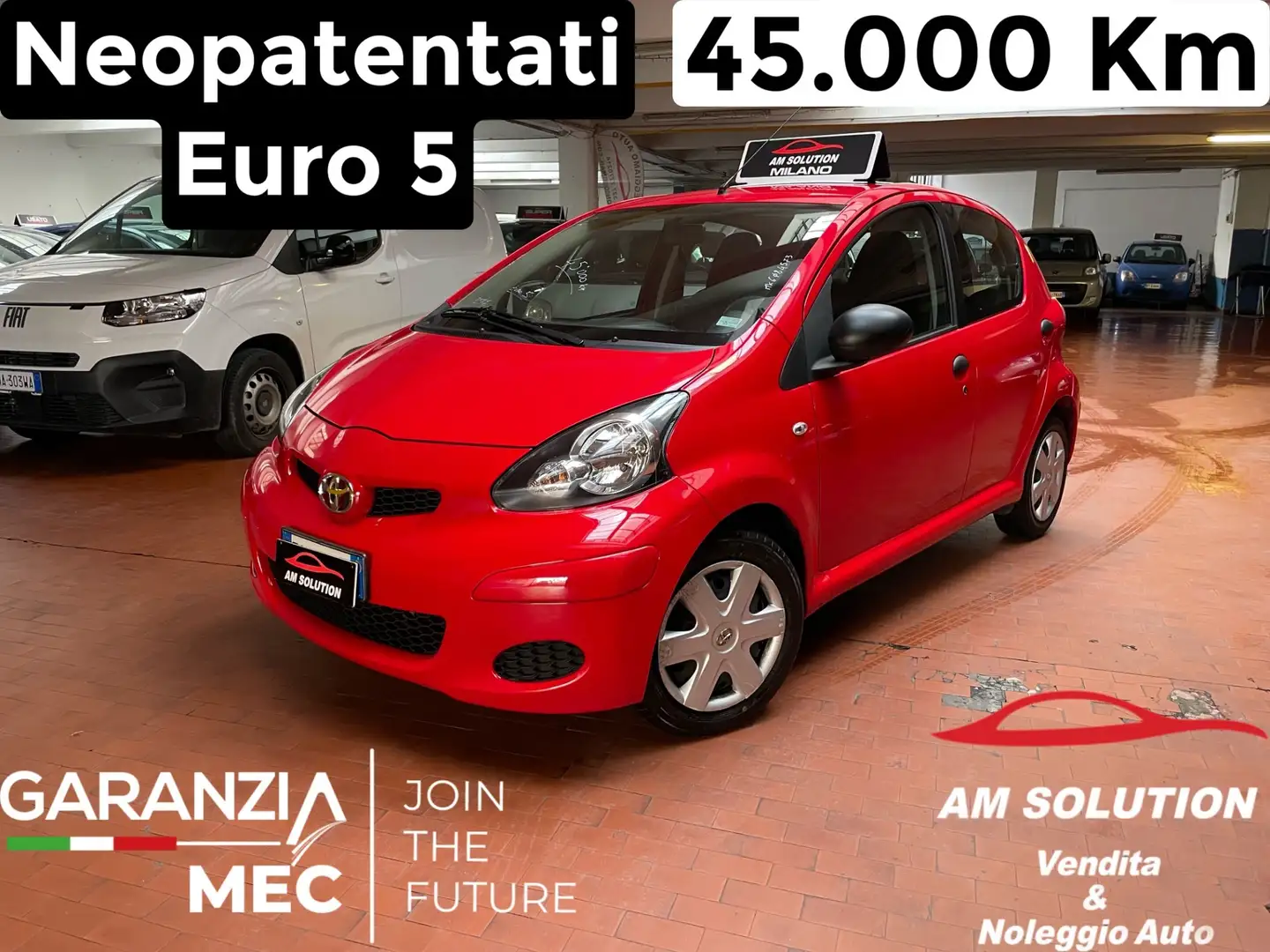 Toyota Aygo Aygo 1.0 Neopatentati Euro 5 Rouge - 1