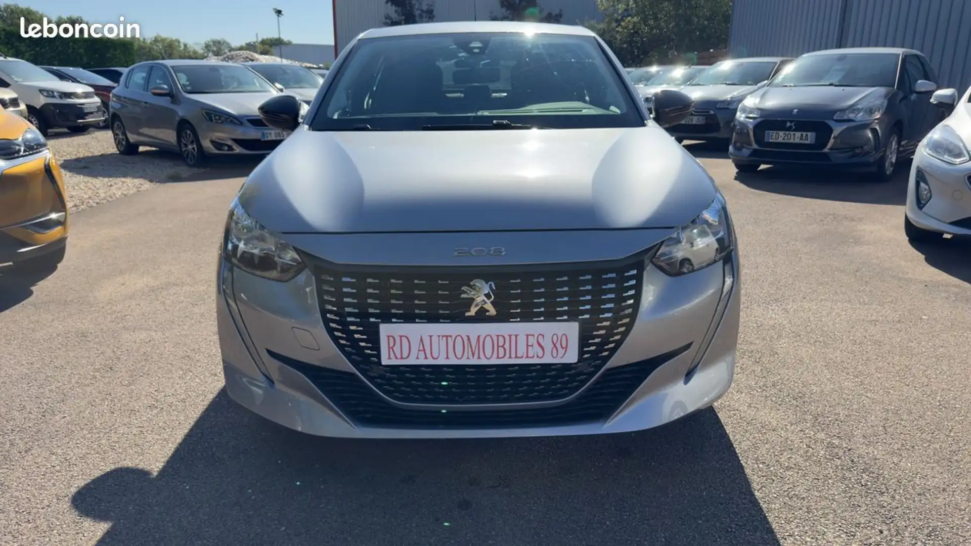 Peugeot 208 1.5 HDI 100 CH Active Auto-Ecole TVA RÉCUPÉRABLE Gris - 2