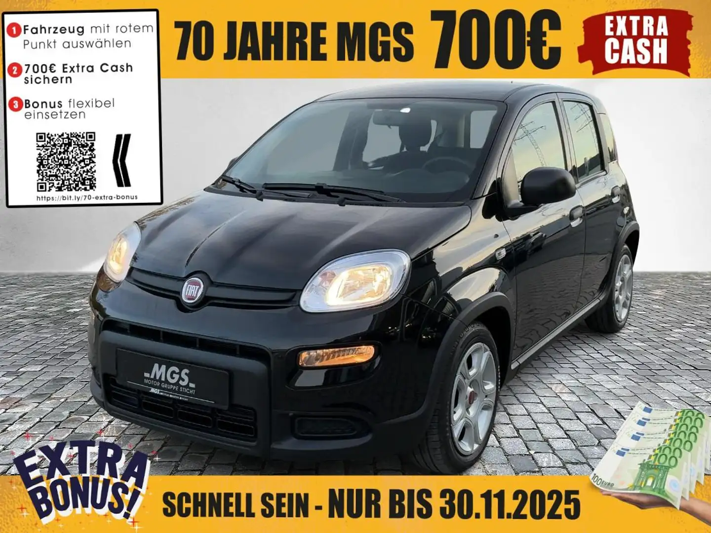 Fiat Panda Panda Hybrid 1.0 GSE Schwarz - 1
