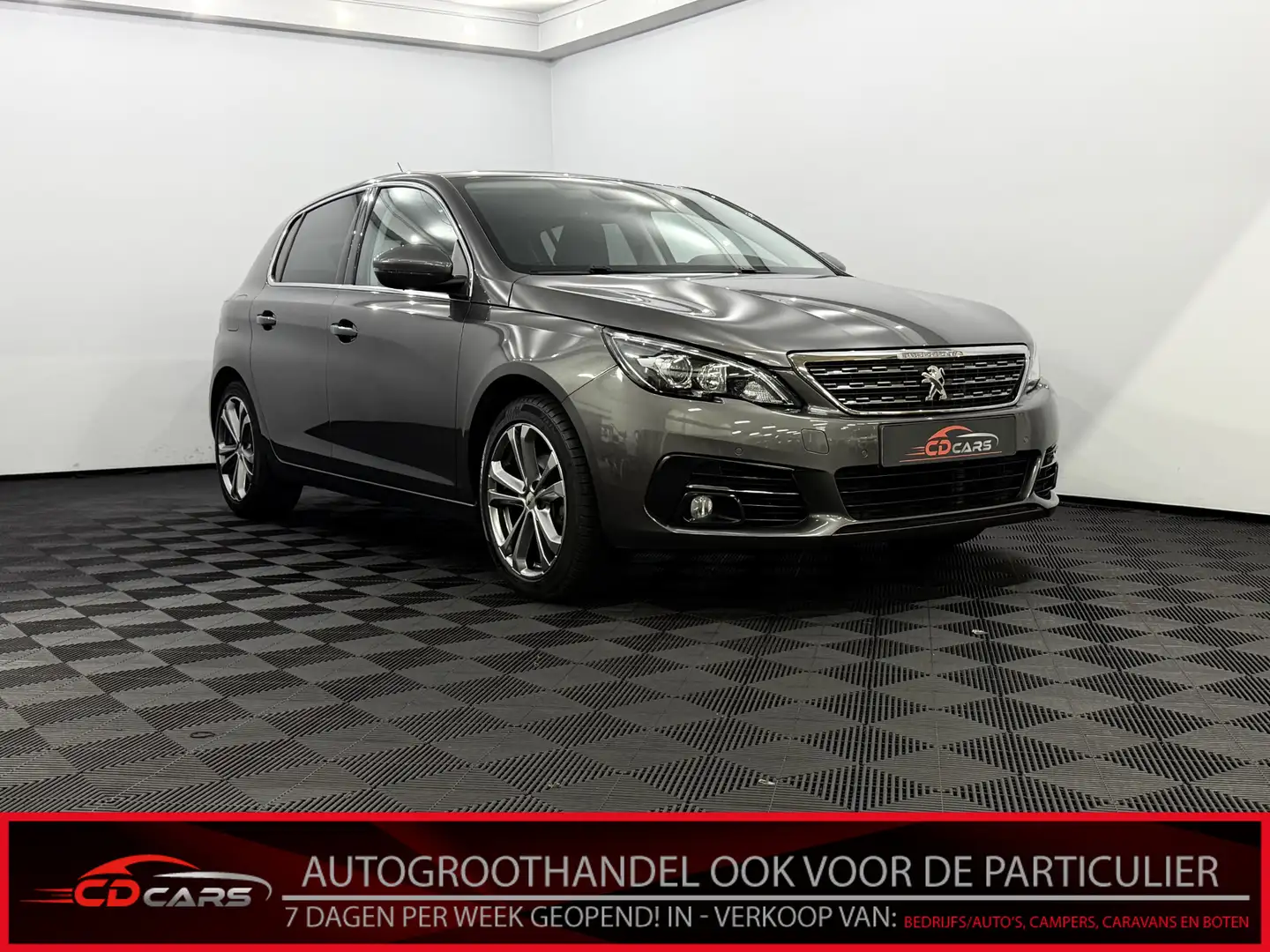 Peugeot 308 1.2 PureTech Tech Edition Half leder, Navi, Parkee Gris - 1